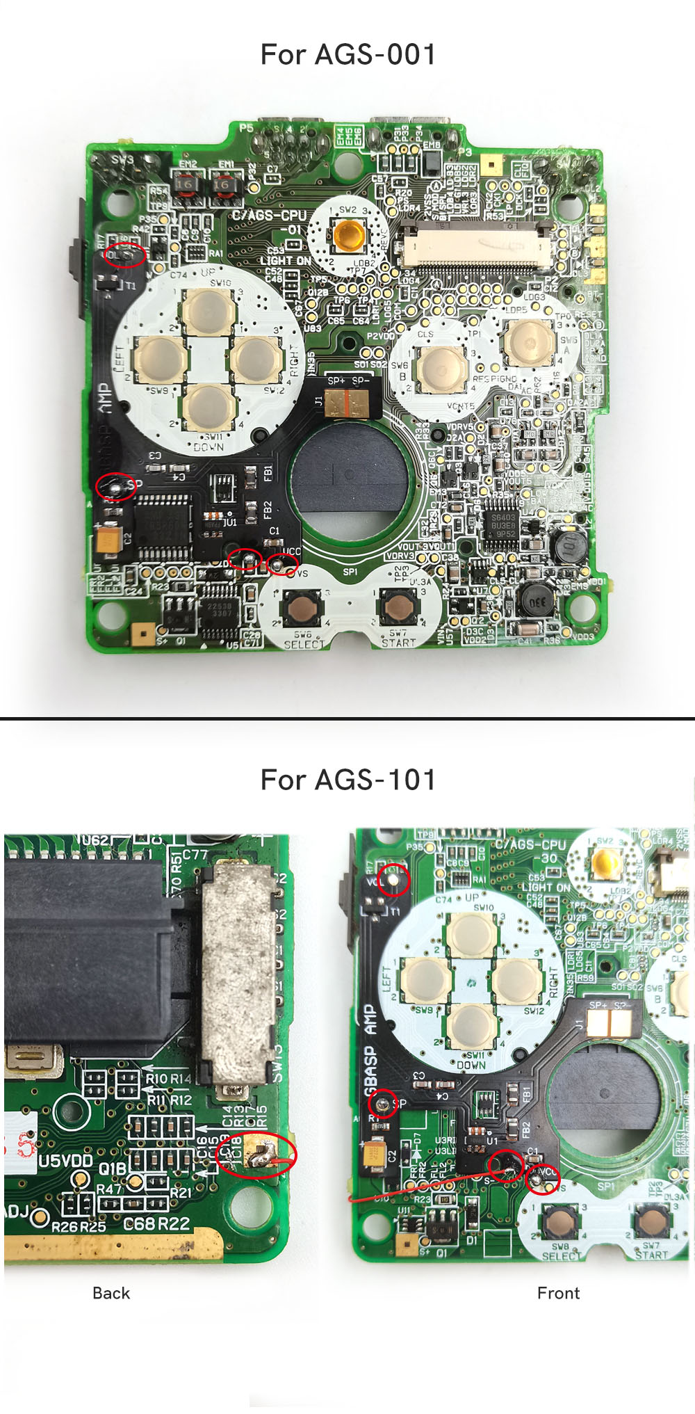 Amplifier For GBA SP/GBA AGS-0 - Push Up Board review and price