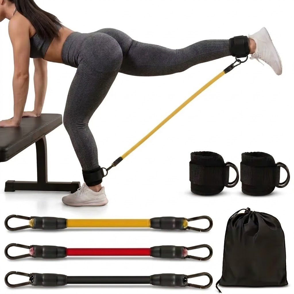 5‑Piece Ankle Resistance Band  - Yoga Fitness Resistance Band review and price