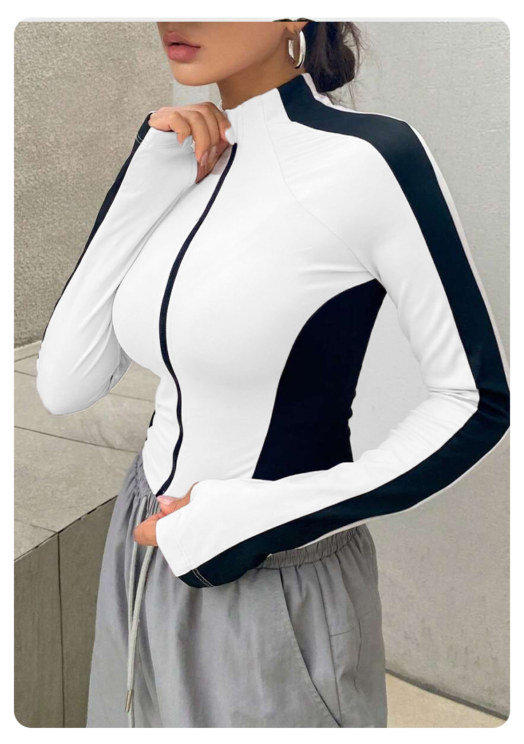 Yoga Clothes Stand Up Collar J - Yoga Of Fitness review and price