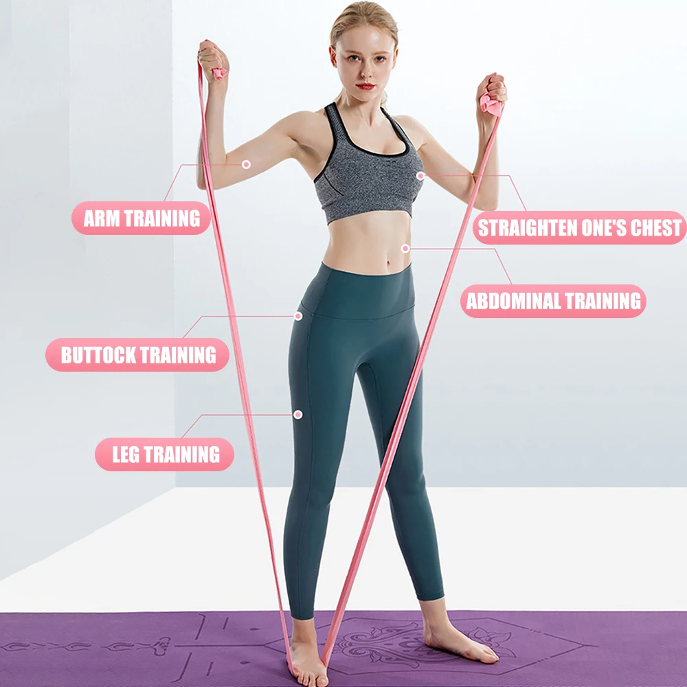 Length 200cm Yoga Pilates Stre - Yoga Fitness Resistance Band review and price