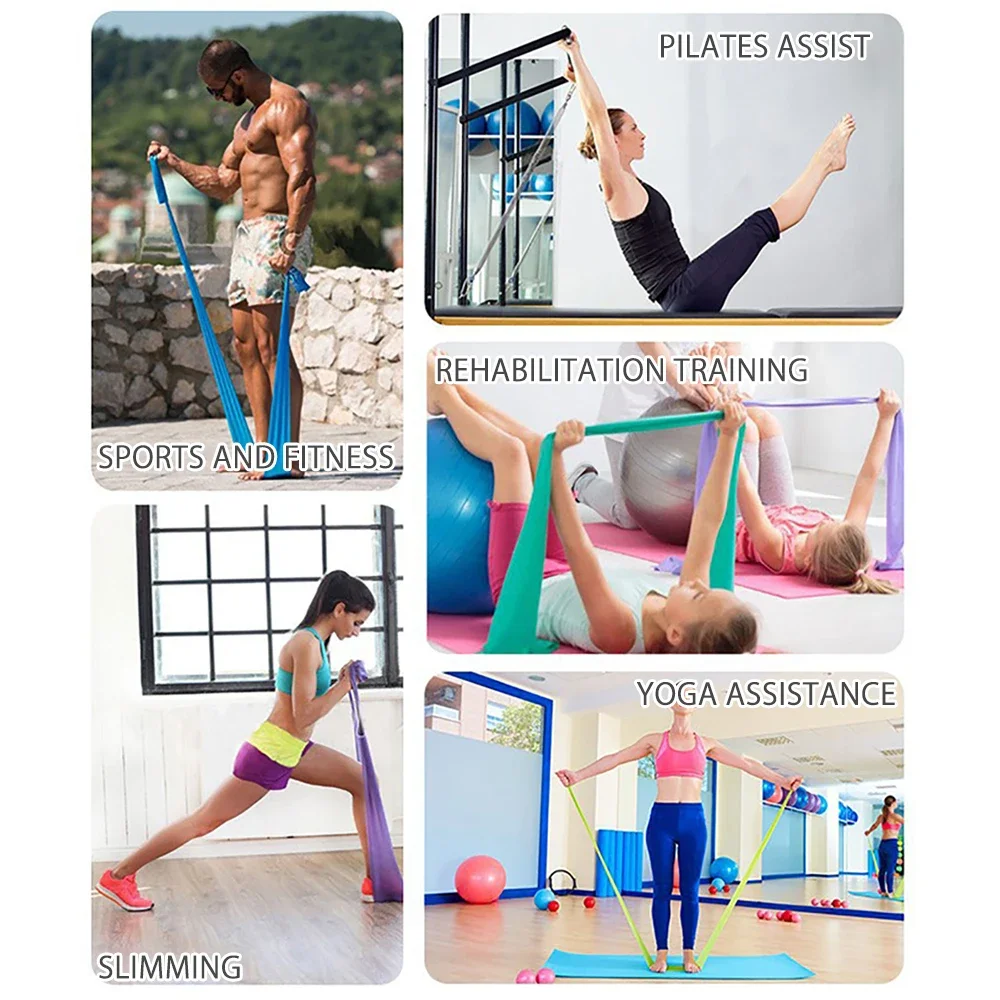 Length 200cm Yoga Pilates Stre - Yoga Fitness Resistance Band review and price