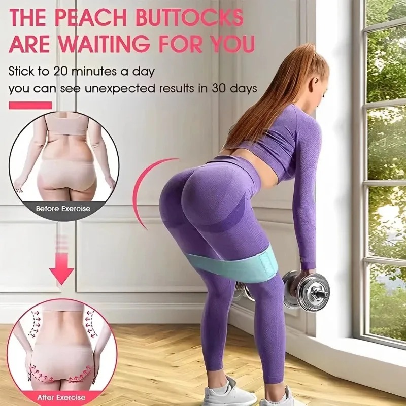 3Pcs Fabric Resistance Hip Boo - Yoga Fitness Resistance Band review and price
