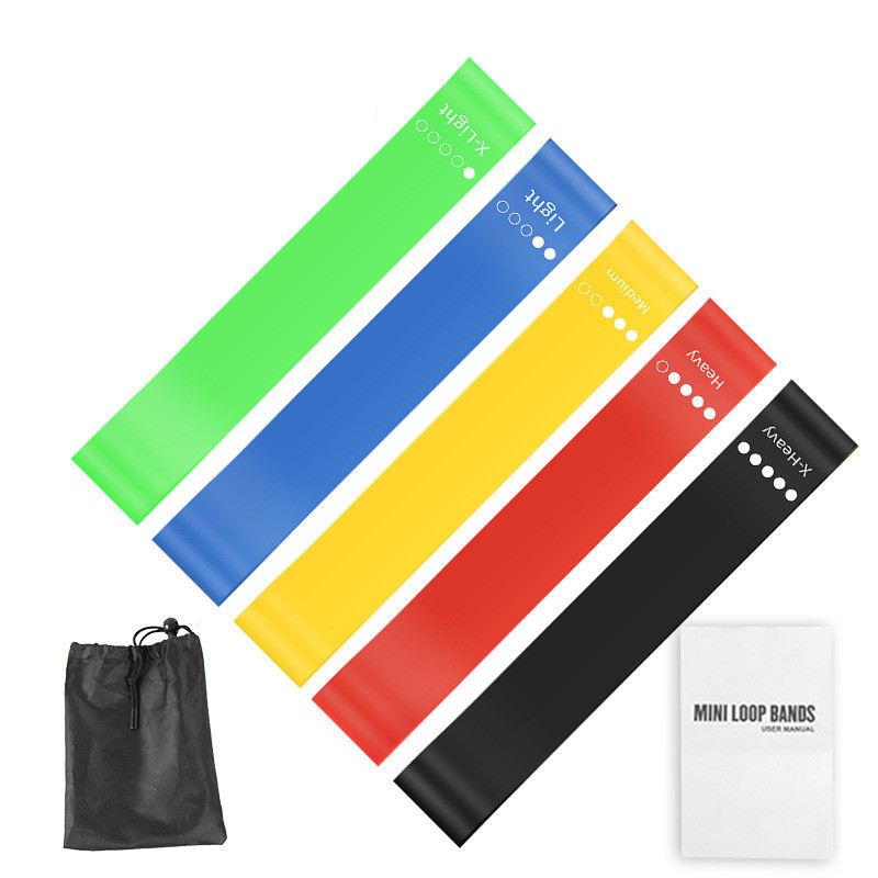 5Pcs TPE Resistance Bands Set  - Yoga Fitness Resistance Band review and price
