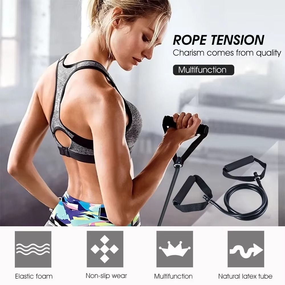 With Handles Resistance Bands  - Yoga Fitness Resistance Band review and price