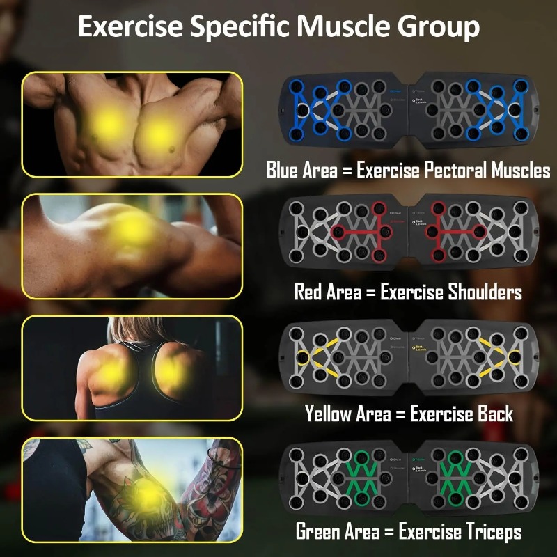 Foldable Push Up Board with Re - Push Up Board review and price